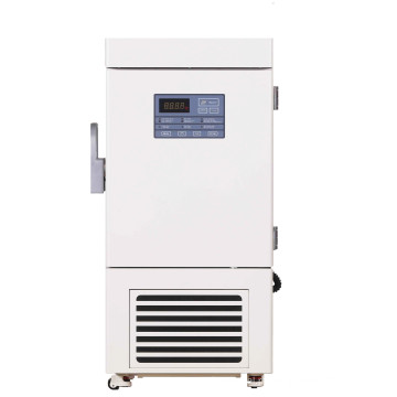 Laboratório Display Digital Digital Vacina profunda vertical Mini geladeira ultra baixa capacidade de temperatura 58L -86 graus